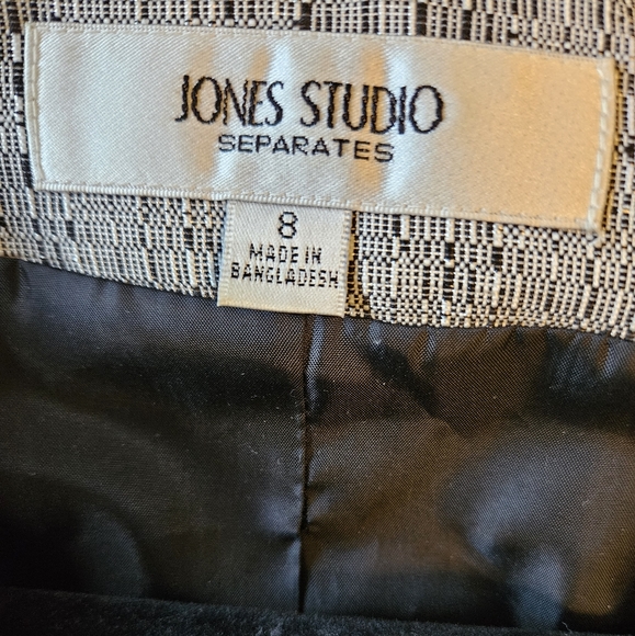 Jones Studio Gray Button Front Professional Suit Jacket - Picture 9 of 9
